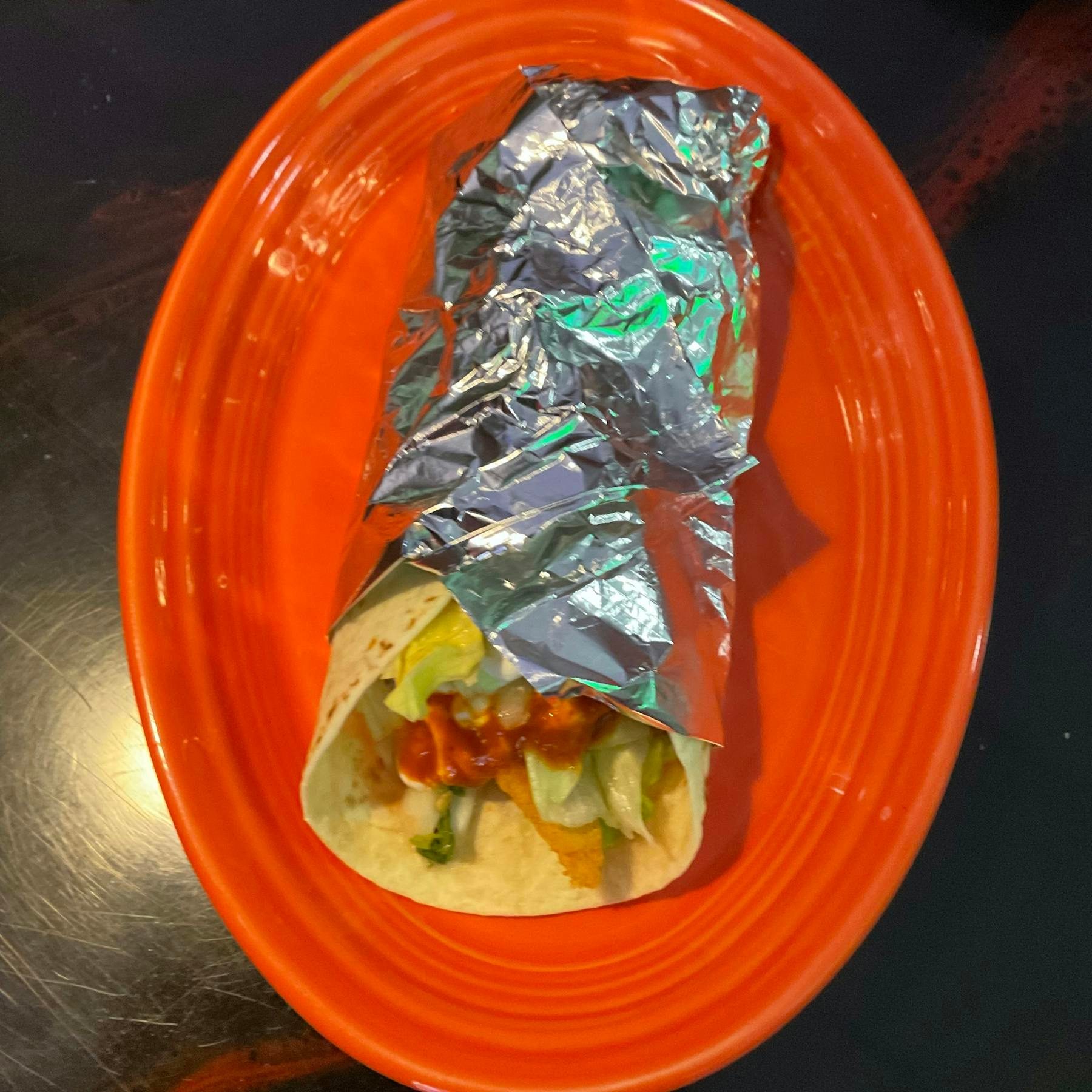 Homemade Chicken Wraps.