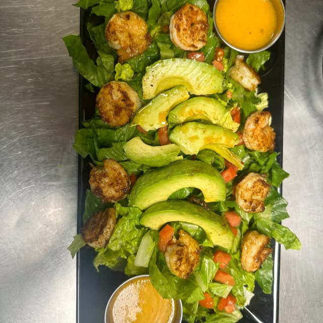 Shrimp and Chipotle Sauce.